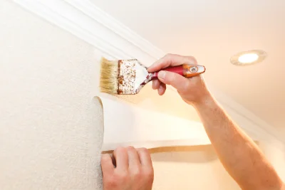 Pose de papier peint à Roggenhouse — revêtements muraux et toiles de verre